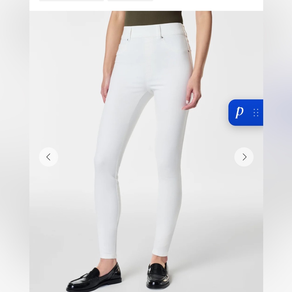Spanx Ankle White Skinny Jean